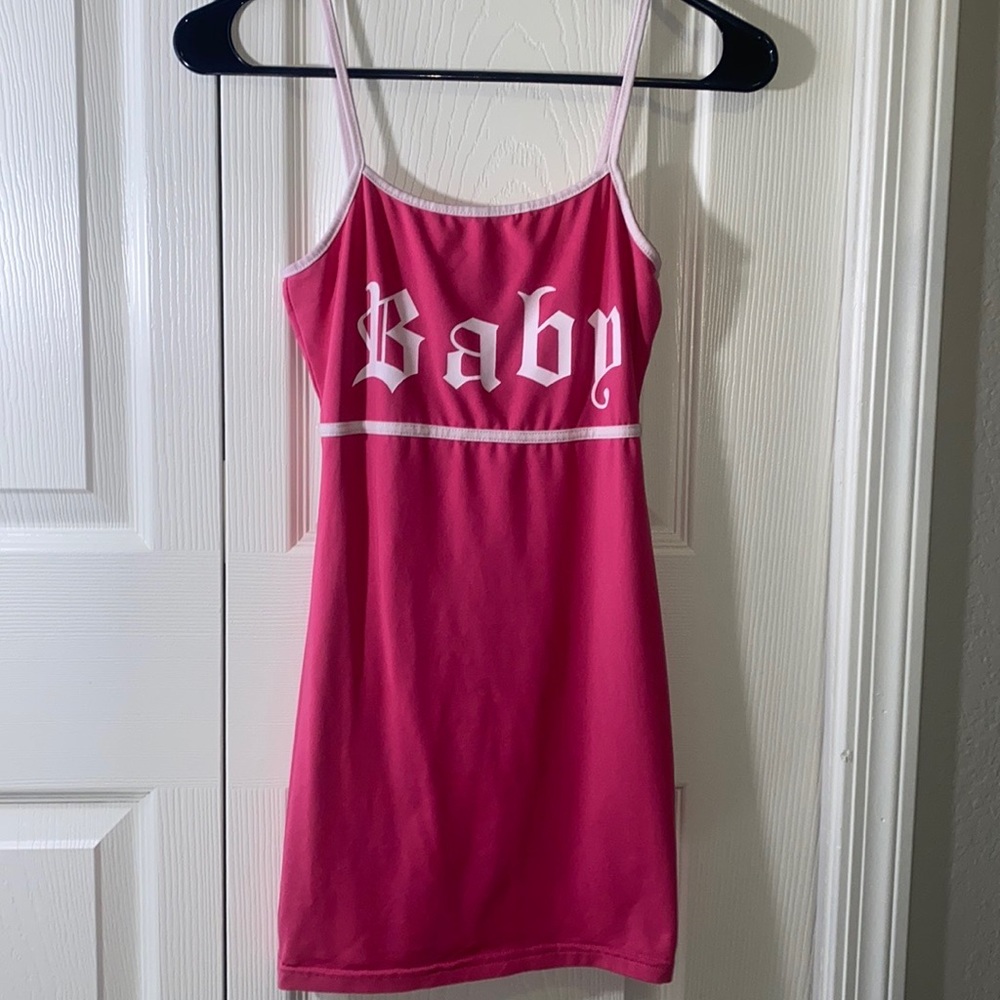 SHEIN Hot Pink Mini Dress